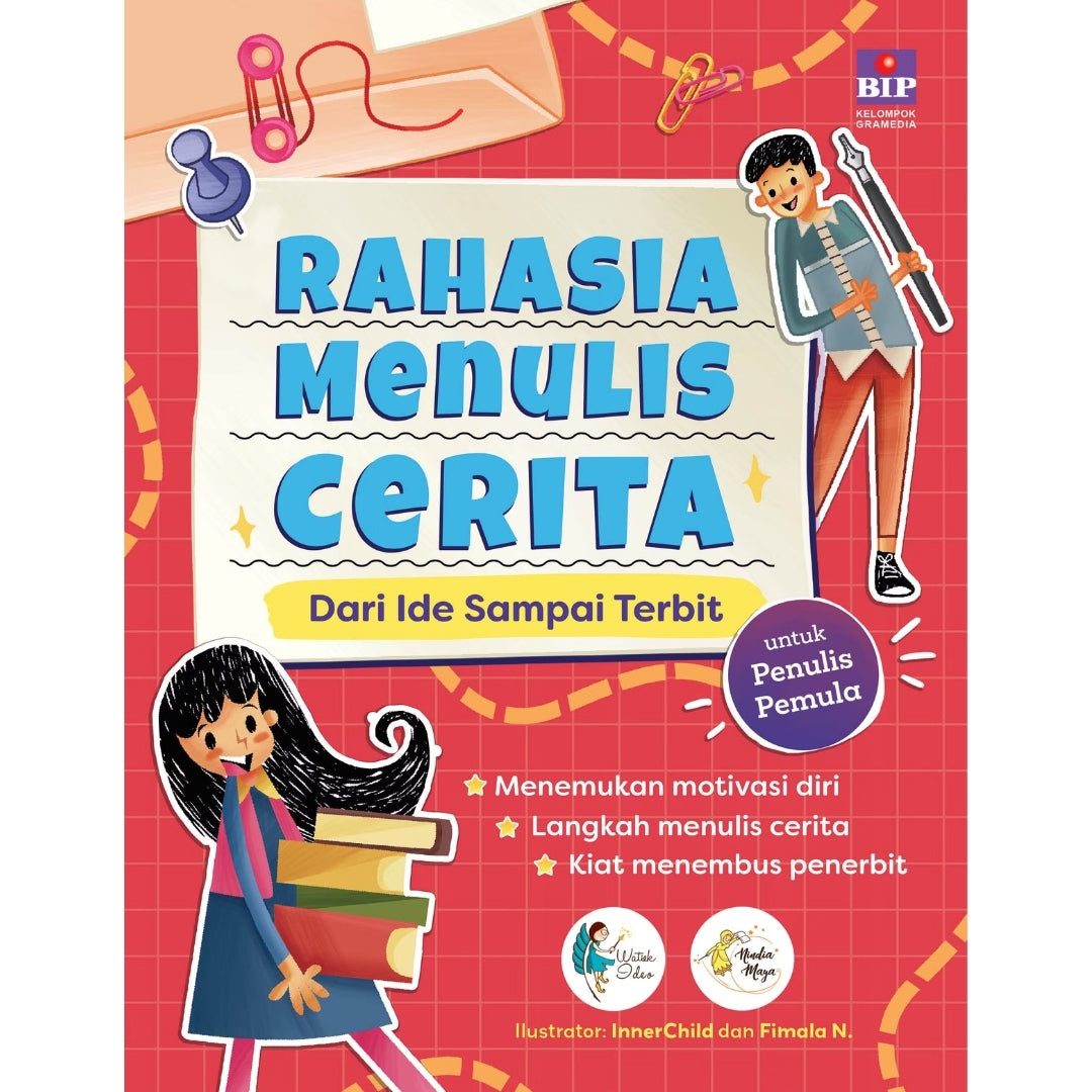 Book cover of 'Rahasia Menulis Cerita' .