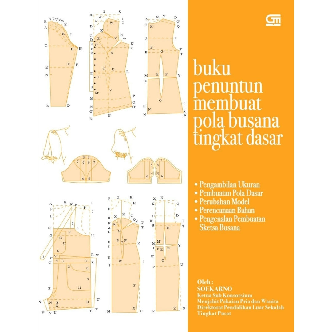 Buku Penuntun Membuat Pola Busana Tingkat Dasar