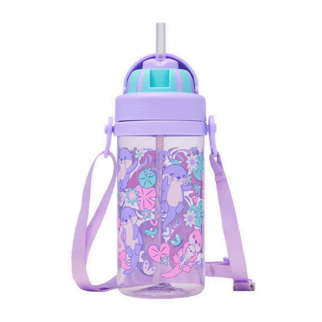 Smiggle Out & About Teeny Tiny Plastic Drink Bottle With Strap 400Ml