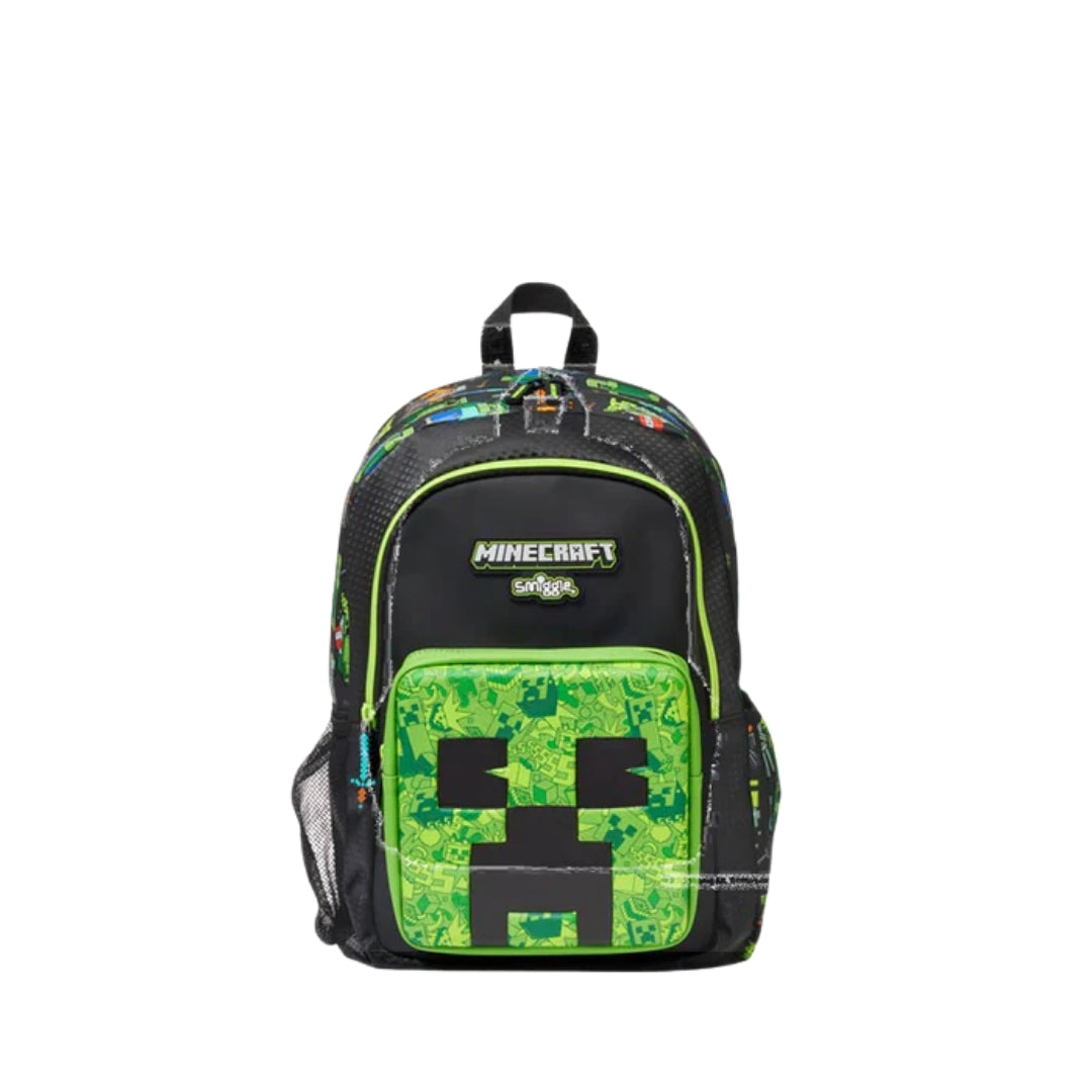 Smiggle Minecraft Classic Backpack - IGL449540BLK