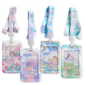 Lanyard Kalung Name Tag Flower Garden