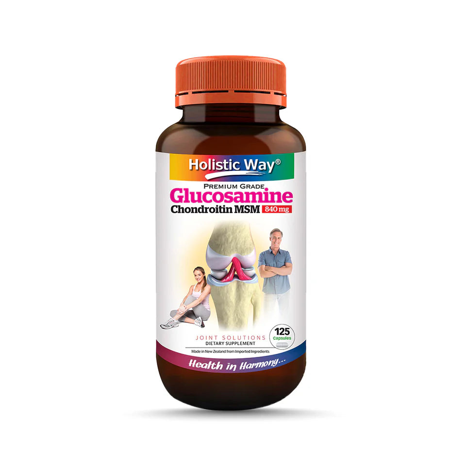 Holistic Way Glucosamine Chondroitin MSM 840mg