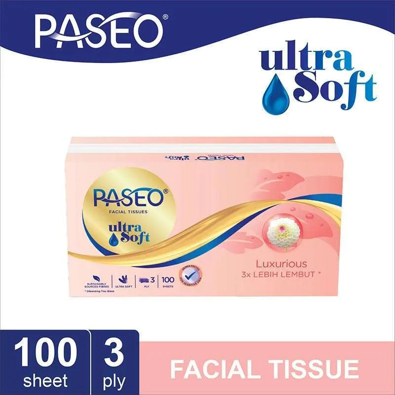 Paseo Ultrasoft Facial Soft Pack 100's