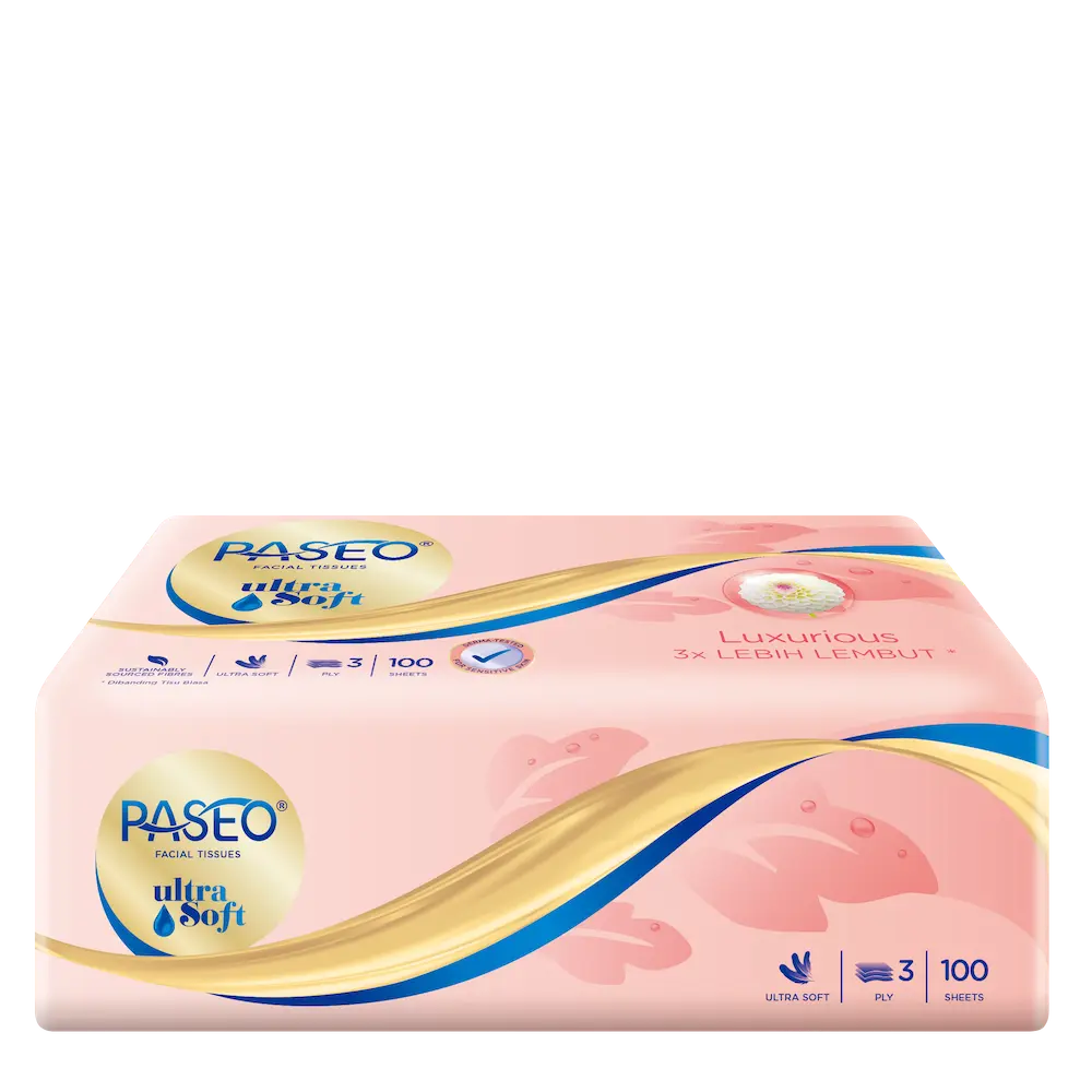 Paseo Ultrasoft Facial Soft Pack 100's
