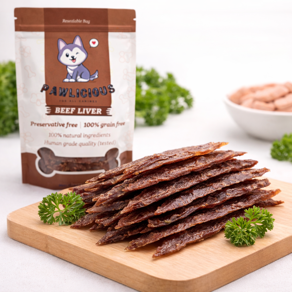 Pawlicious Beef Liver Pet Treats 70 grams