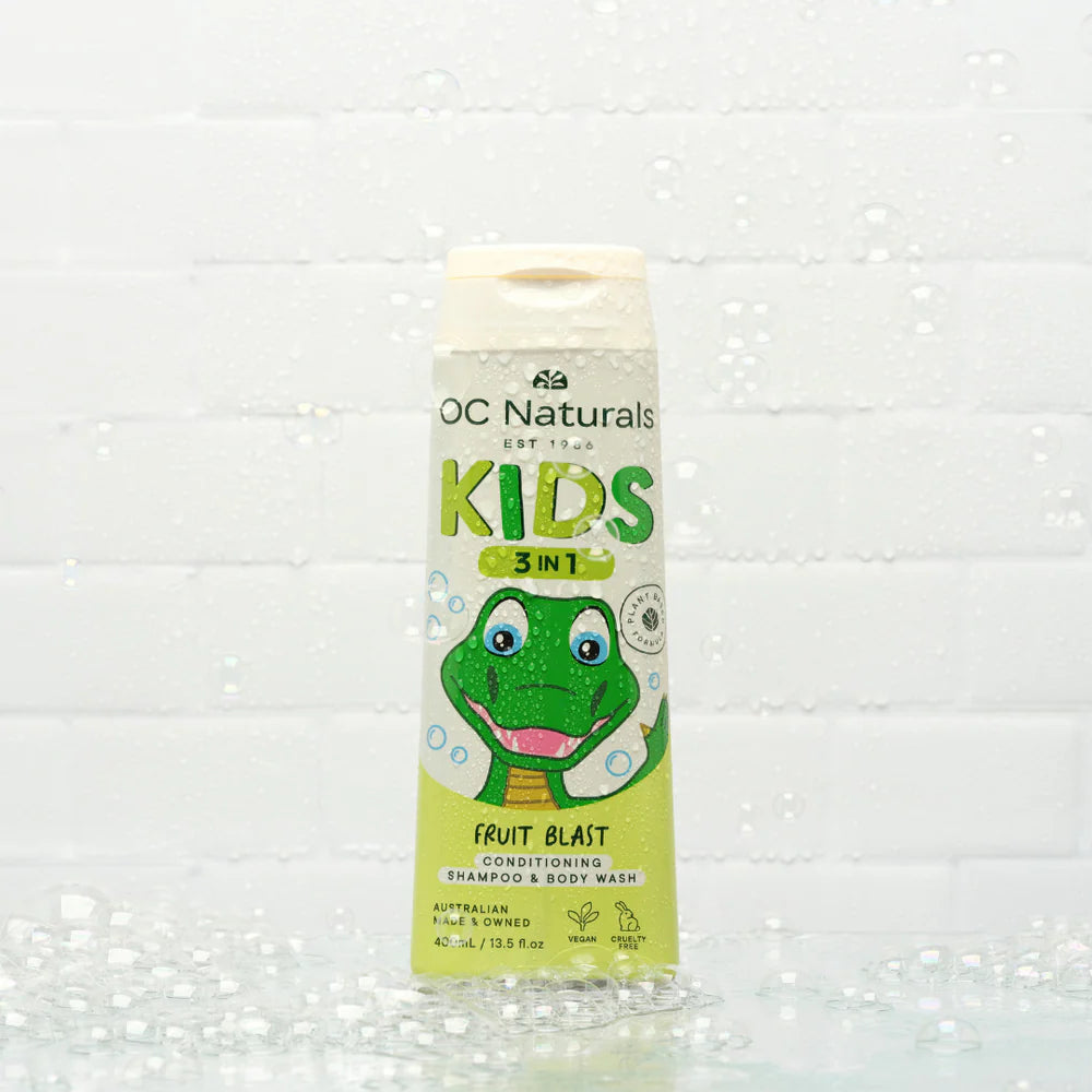 OC Naturals 3-in-1 Fruit Blast Conditioning Shampoo & Body Wash 400mL
