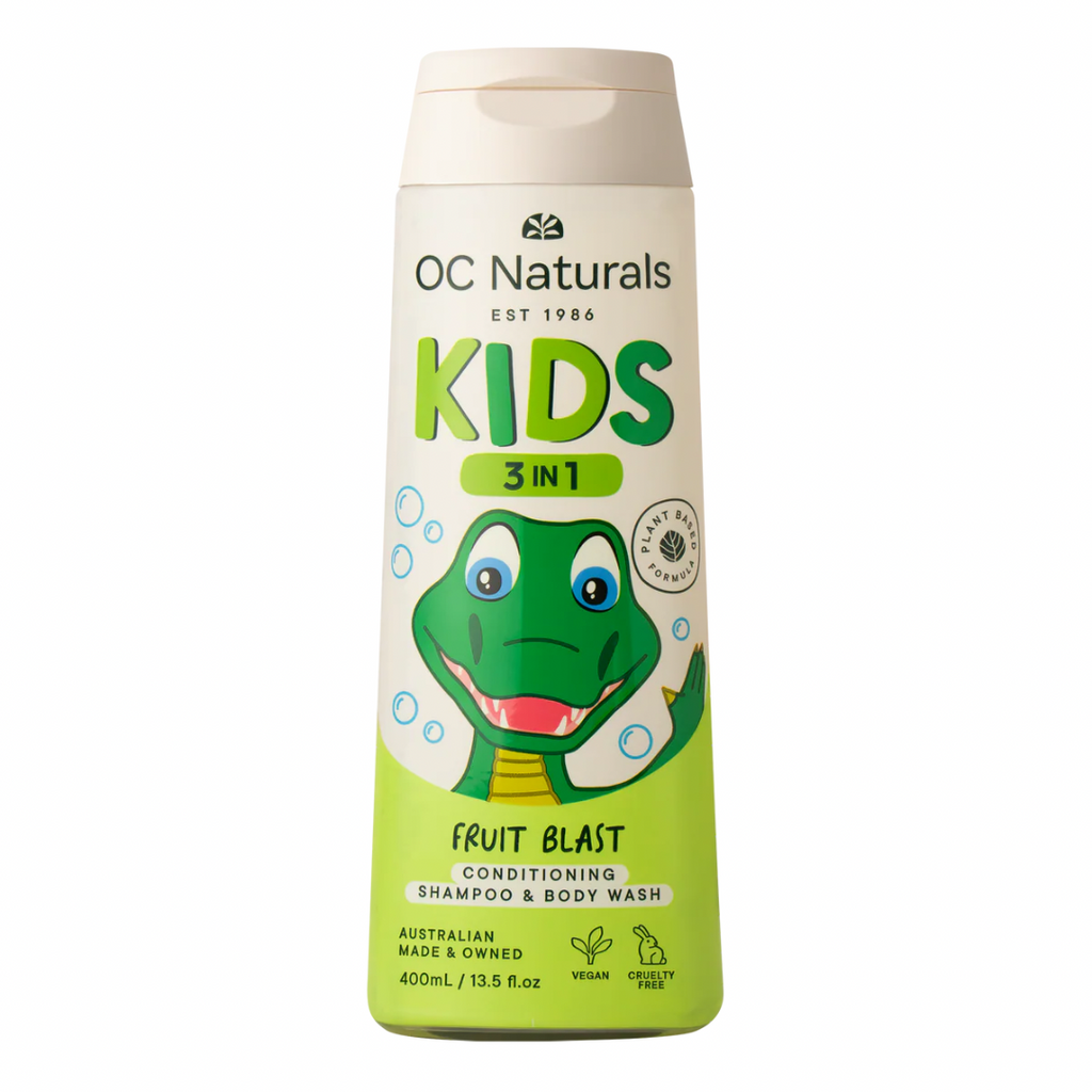 OC Naturals 3-in-1 Fruit Blast Conditioning Shampoo & Body Wash 400mL