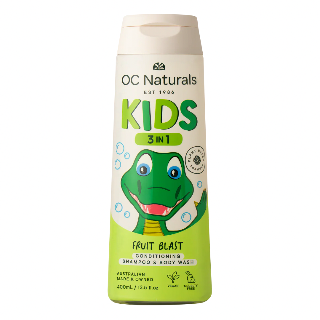 OC Naturals 3-in-1 Fruit Blast Conditioning Shampoo & Body Wash 400mL