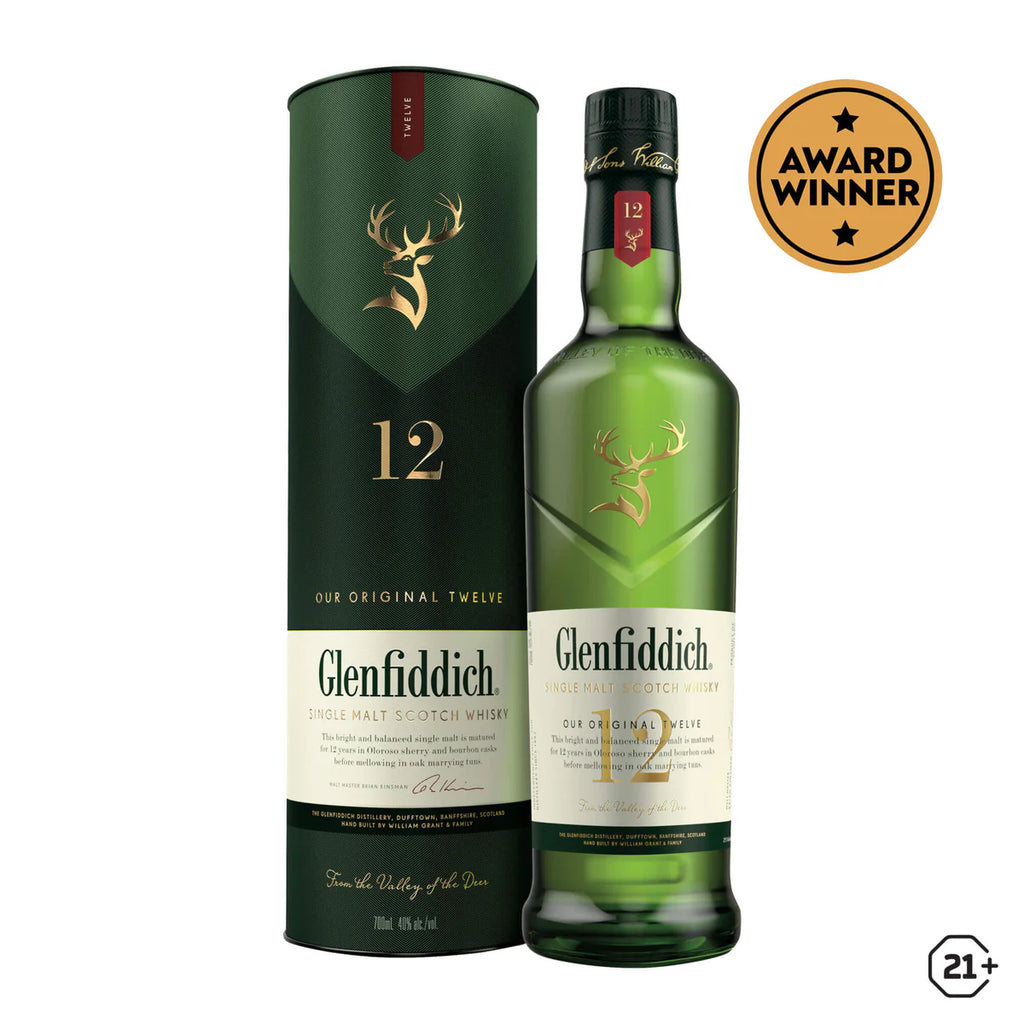 Glenfiddich 12 Year Old Single Malt Whisky 700ml
