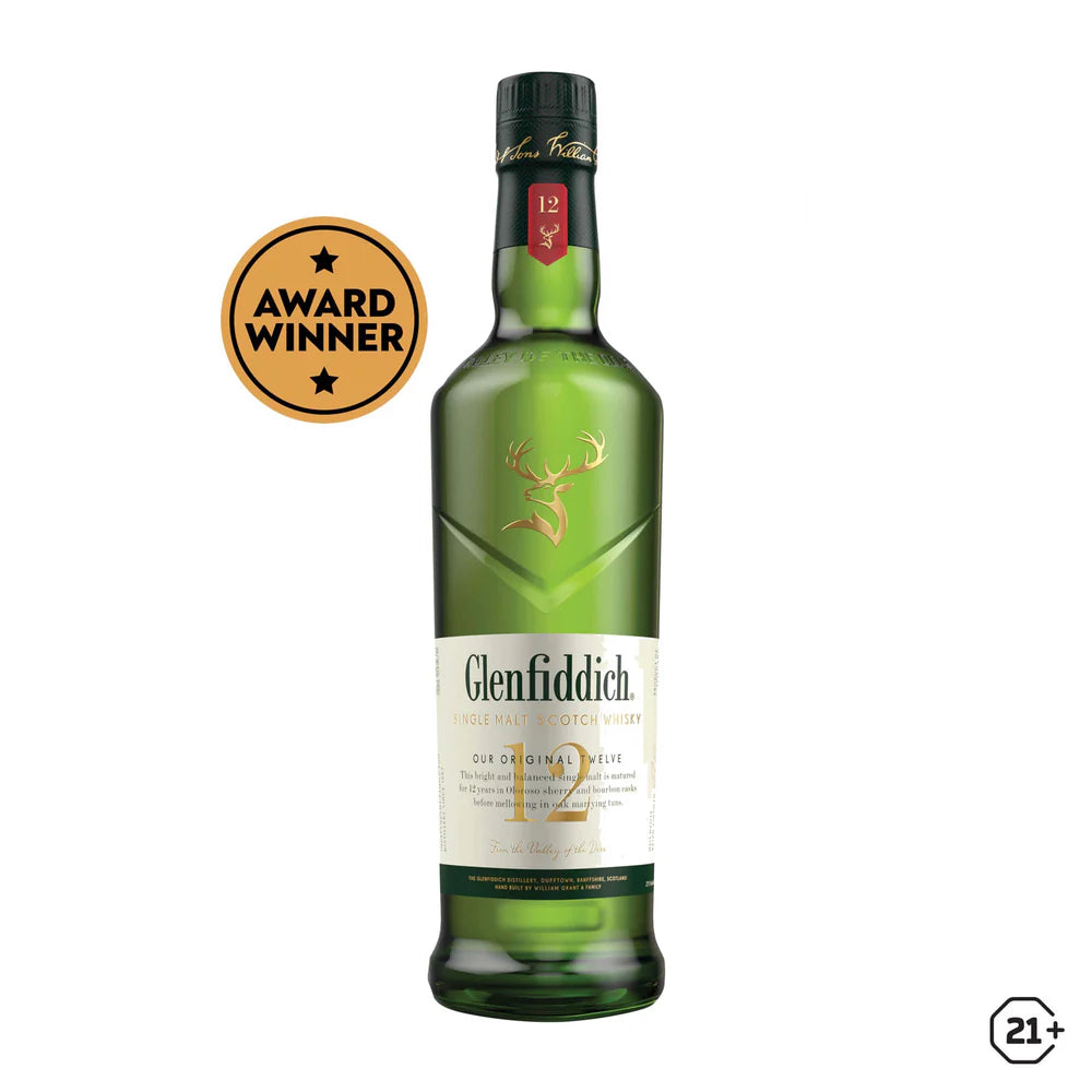 Glenfiddich 12 Year Old Single Malt Whisky 700ml