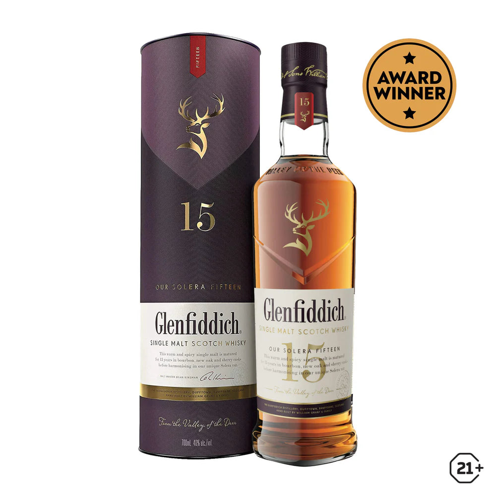 Glenfiddich 15 Year Old Single Malt Whisky 700ml