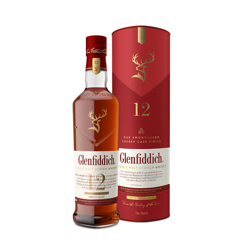 Glenfiddich 12 Year Old Sherry Cask Finish 700ml