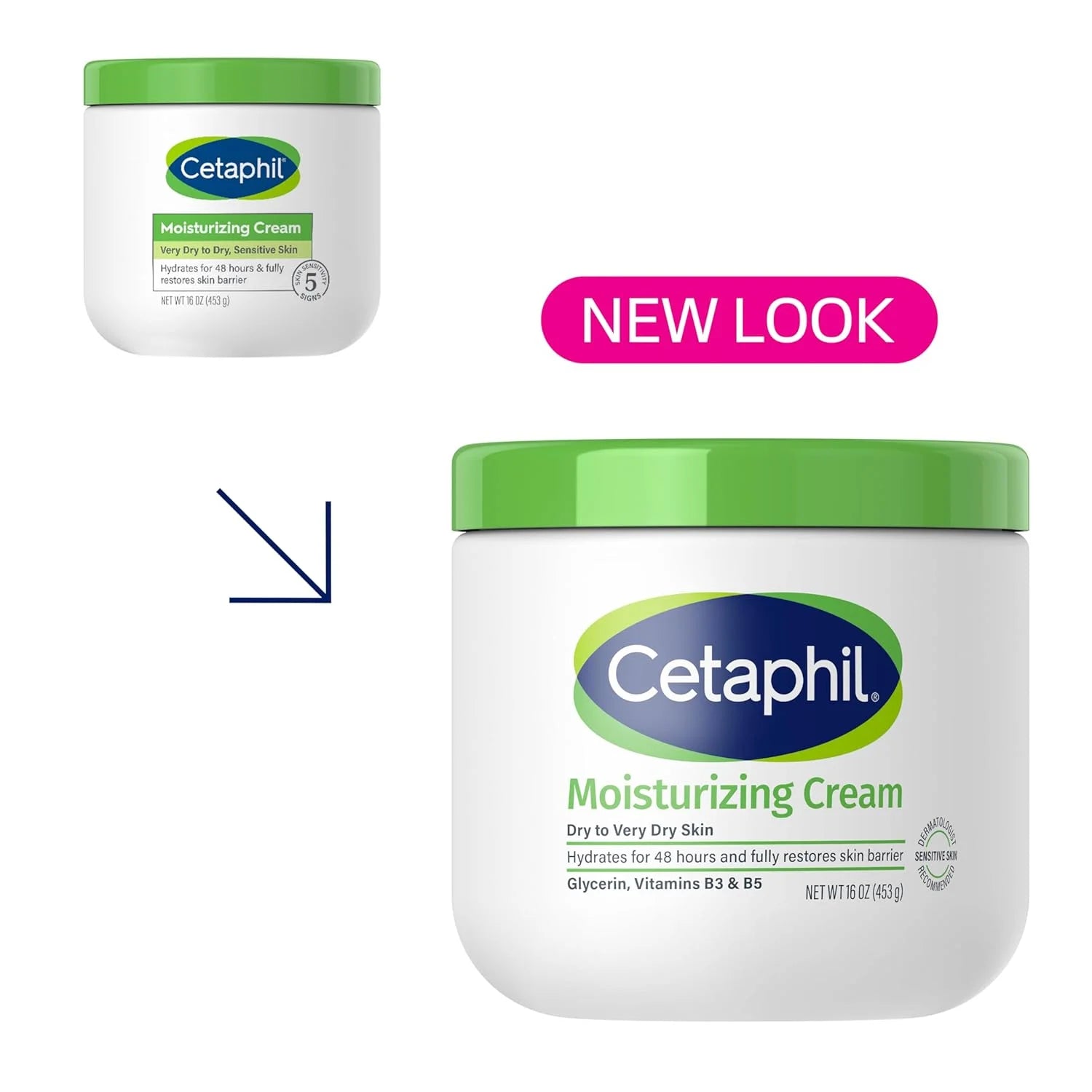 Cetaphil Moisturizing Cream for Dry to Very Dry Sensitive Skin 453g