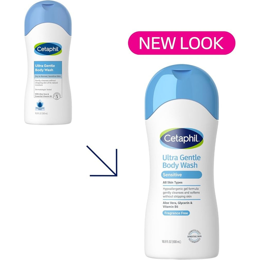 Cetaphil Ultra Gentle Body Wash 500ml