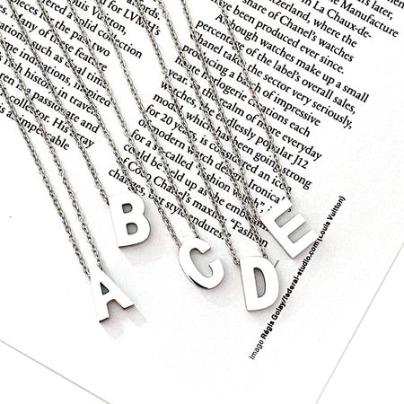 Accessories Kalung Huruf Stainless A sd M