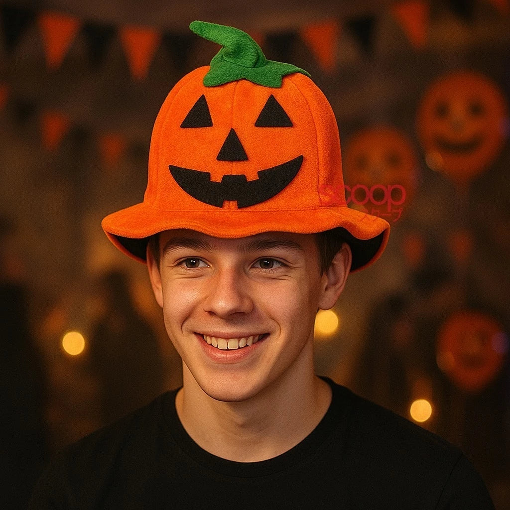 Halloween Topi Labu Jack O Lantern
