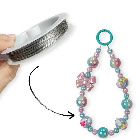 Accessories DIY Gantungan Kunci Kawat 0.5mm 5 meter