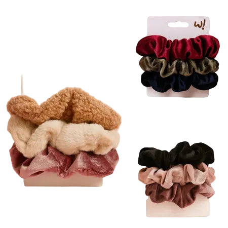Accessories Ikat Rambut / Scrunchie Set Velvet (3pcs)