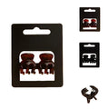 Accessories Jepit Rambut Jedai Premium Mini Hitam Coklat 2x2cm (2pcs)