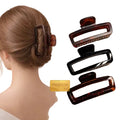 Accessories Jepit Rambut Premium Besar Hitam Coklat