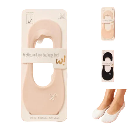 Accessories Kaus Kaki In Socks Invisible Wanita Anti Slip Pendek Pita